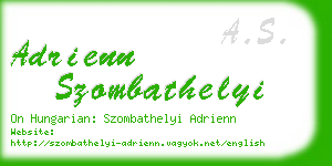 adrienn szombathelyi business card